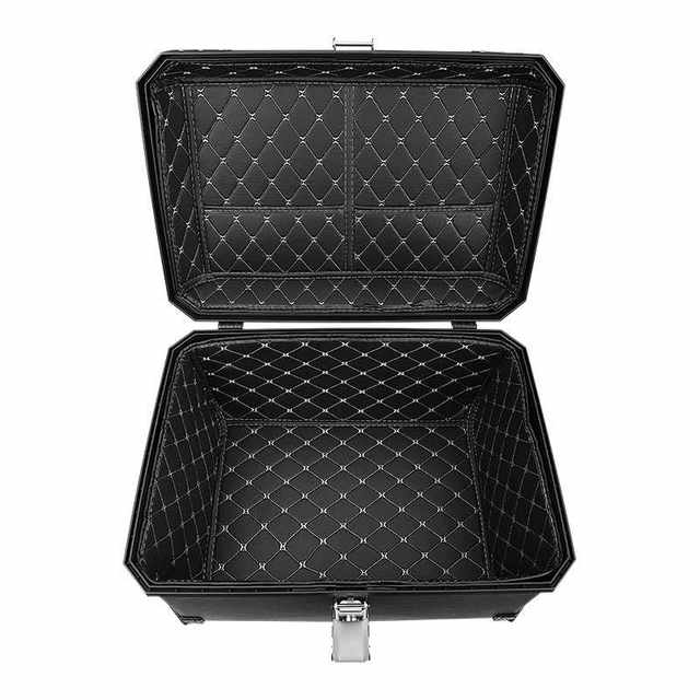 65L widened waterproof pedal motorcycle trunk can hold helmet toolbox Extra large capacity trunk electric car