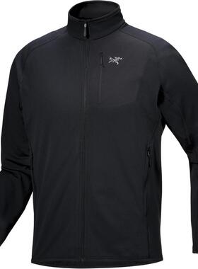 Arcteryx始祖鸟 Delta Jacket男子保暖抓绒衫纯色logo立领夹克