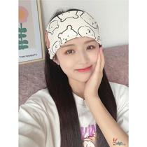 Confinement hairband scarf hat pregnant women summer spring and autumn breathable postpartum forehead protection maternity hair bundle thin pure cotton