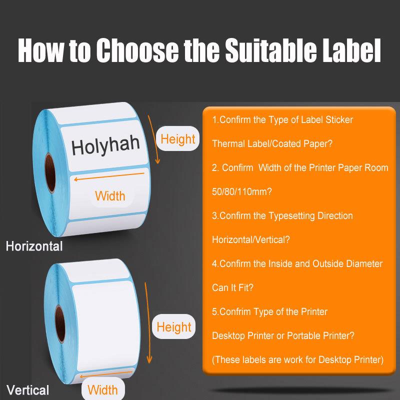 White JPV color heat-sensitive non-adhesive label paper 100*150 express single three dry printing paper price barcode sticker