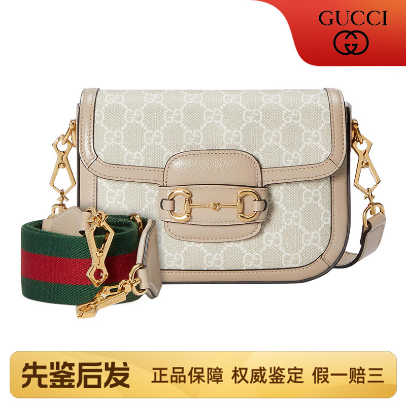 GUCCI复古马衔扣金扣99新,时尚与品味的完美融合🌟-二奢男士包-淘宝好物网