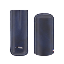 S T Dupont French Dupont handmade leather case two-pack fashionable humidor
