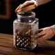 Sangmo German Glass Sealed Jar Kitchen Storage Jar for Dried Citrus Peel, Large Tea Jar, Pickle Jar, Snack Storage Jar