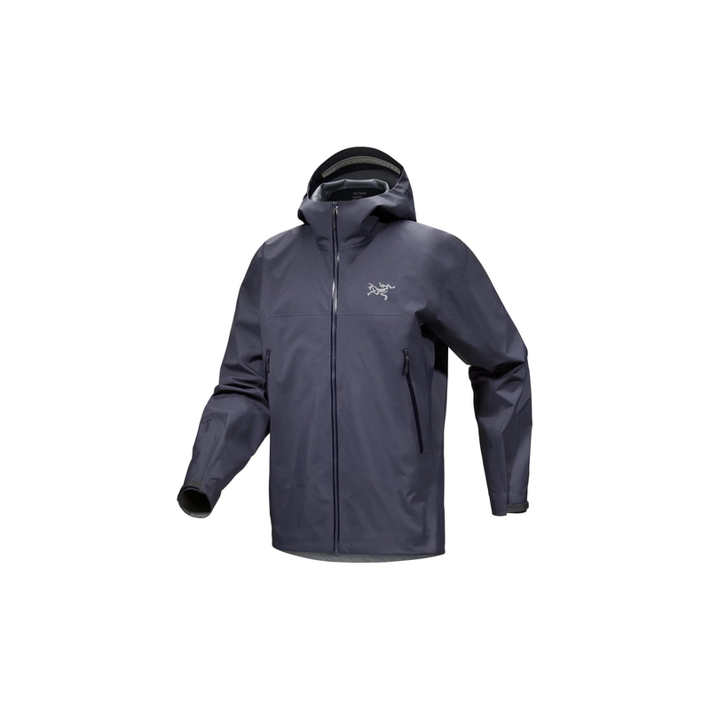 Arcteryx Beta Jacket Men's Embroidered Hooded Casual Jacket Men's Blue Black
