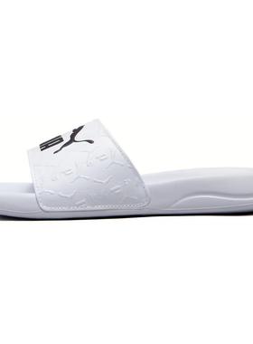Puma/彪马Popcat 20舒适耐磨一字拖鞋低跟男女同款 白色395420-02