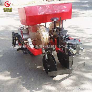 Mini tillage machine with peanut precision seeding machine, two-row peanut seeding machine, adjustable plant spacing and fertilizer application