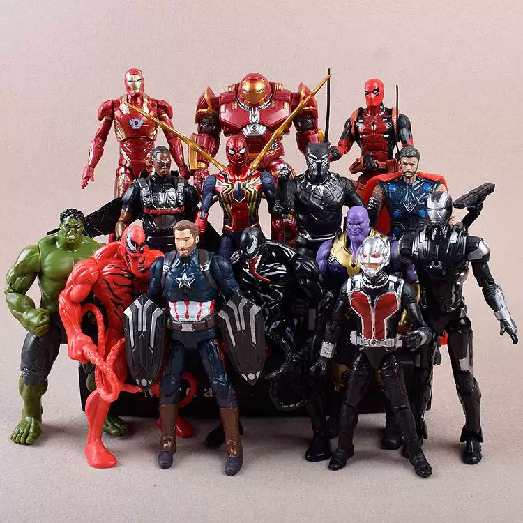 Сделанная вручную игрушка-модель железа Авангард союз 3 жетон (Avengers alliance 3 thans hand-made toy movable model Iron)