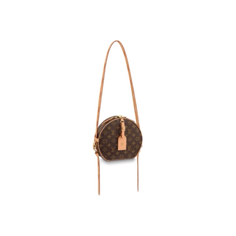 刘亦菲同款9.9新Louis Vuitton/路易威登圆饼包女大号斜挎单肩包