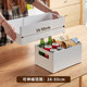 Kitchen cabinet storage box lengthened, retractable, right angle stackable household storage box narrow and long folding finishing box