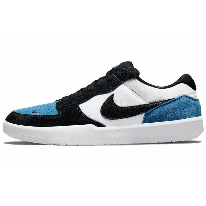 Nike SB Force 58 小倒钩 低帮 板鞋 男女同款 黑白蓝