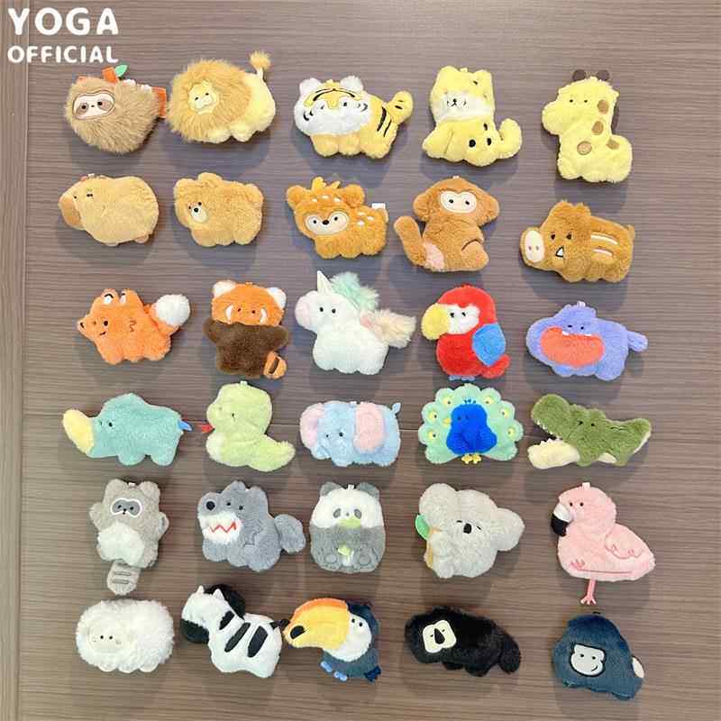 Genuine Carnival Zoo Party Looking for Unicorn Plush Fridge Magnet Blind Bag Cute Hole Board Magnetic Sticker Cute
