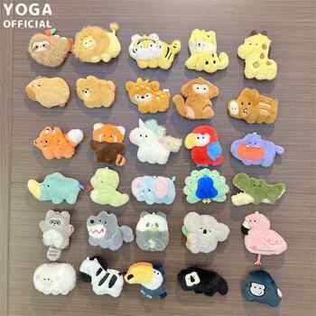 Genuine carnival zoo party looking for unicorn plush fridge magnet blind bag cute hole board magnetic sticker cute