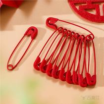 Wedding red pins bridal corsage furoshiki 10 pcs 20 pcs fixed safety pins wedding supplies collection