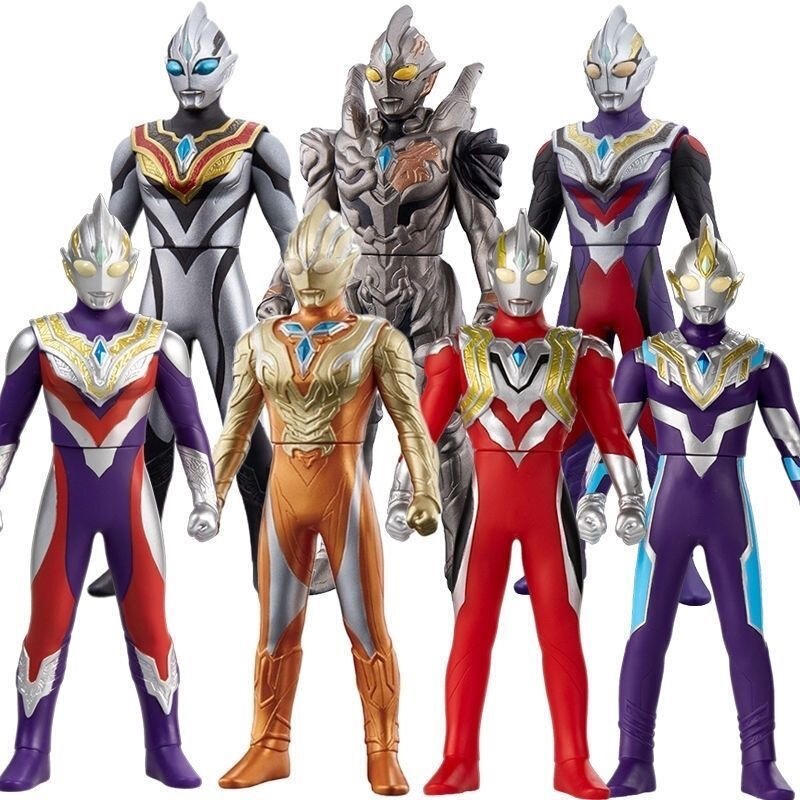 23cm Soft Plastic Ultraman Teliga Composite Powerful Shining Form Dekaidinase Gedzeero Model 23cm Soft Plastic Ultraman Teliga Composite Powerful Shining Form Dekaidinase Gedzeero Model