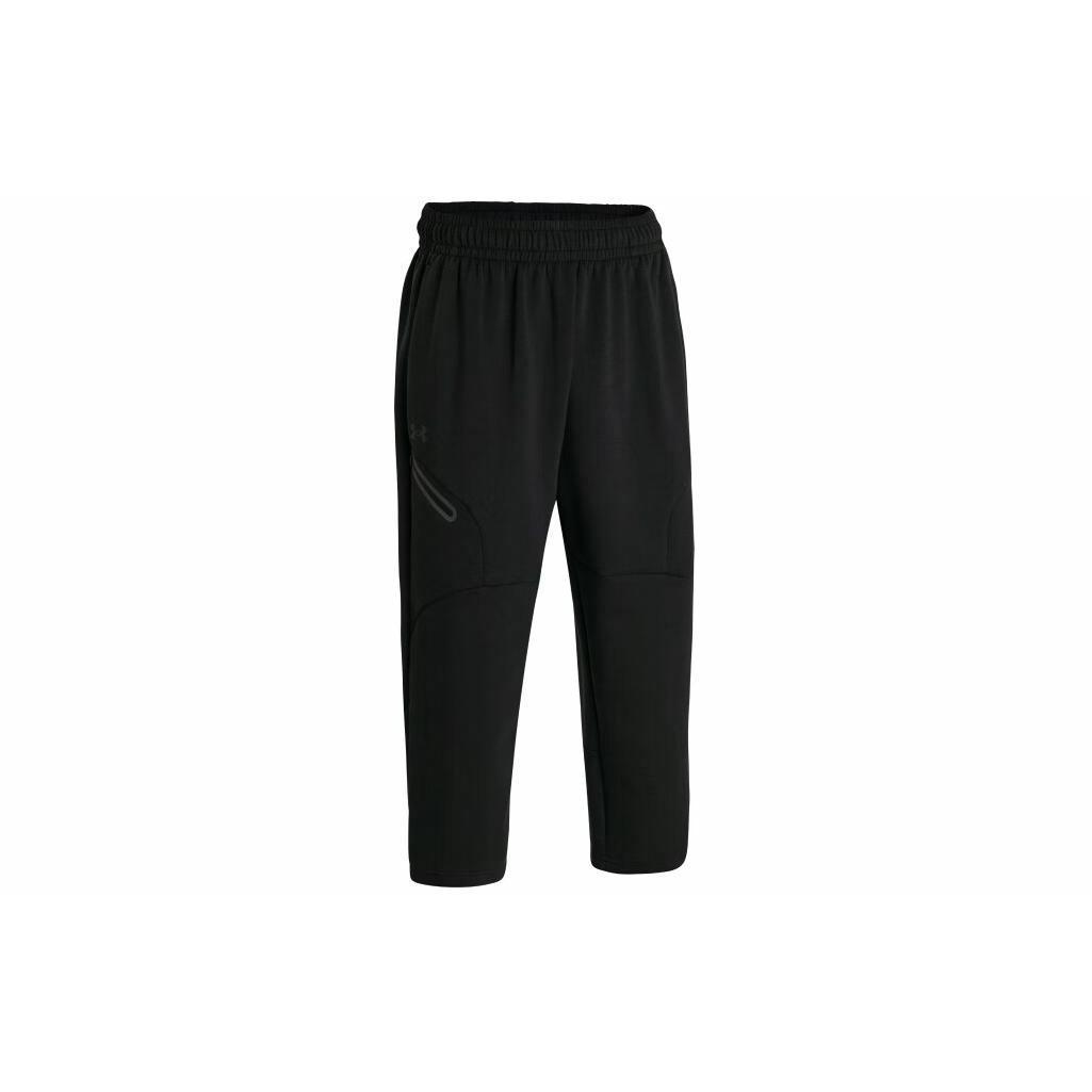 Under Armour Unstoppable 纯色宽松抓绒训练七分针织运动裤 男款