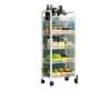 Cart-Style Storage Rack for Kitchen, Bedroom, Multi-Layer Baby Snack Organizer, Mobile Bathroom Storage Shelf