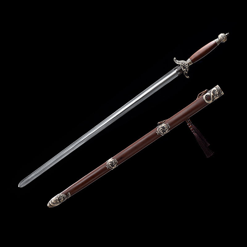(Mo Dry Sword) Hailong Taiji Province's master craftsman Ji Satoshi unopened the sword and real sword