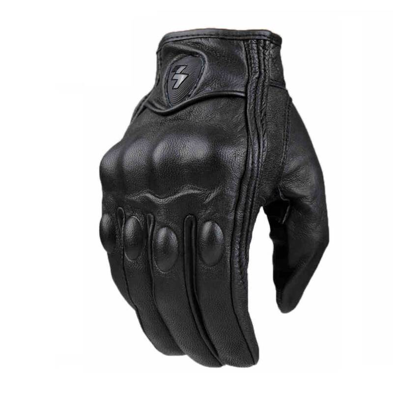 MOGE Mogo motorcycle gloves riding motorcycle men's summer punching locomotive racing sheepskin gloves thin section touch