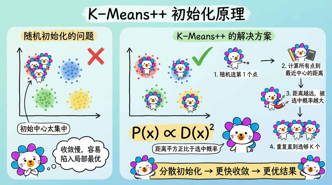 K-Means++ 初始化原理