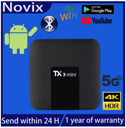 NEW TX3MINI Android Box 5G Wifi Bluetooth 4K Smart Tvbox Preinstalled