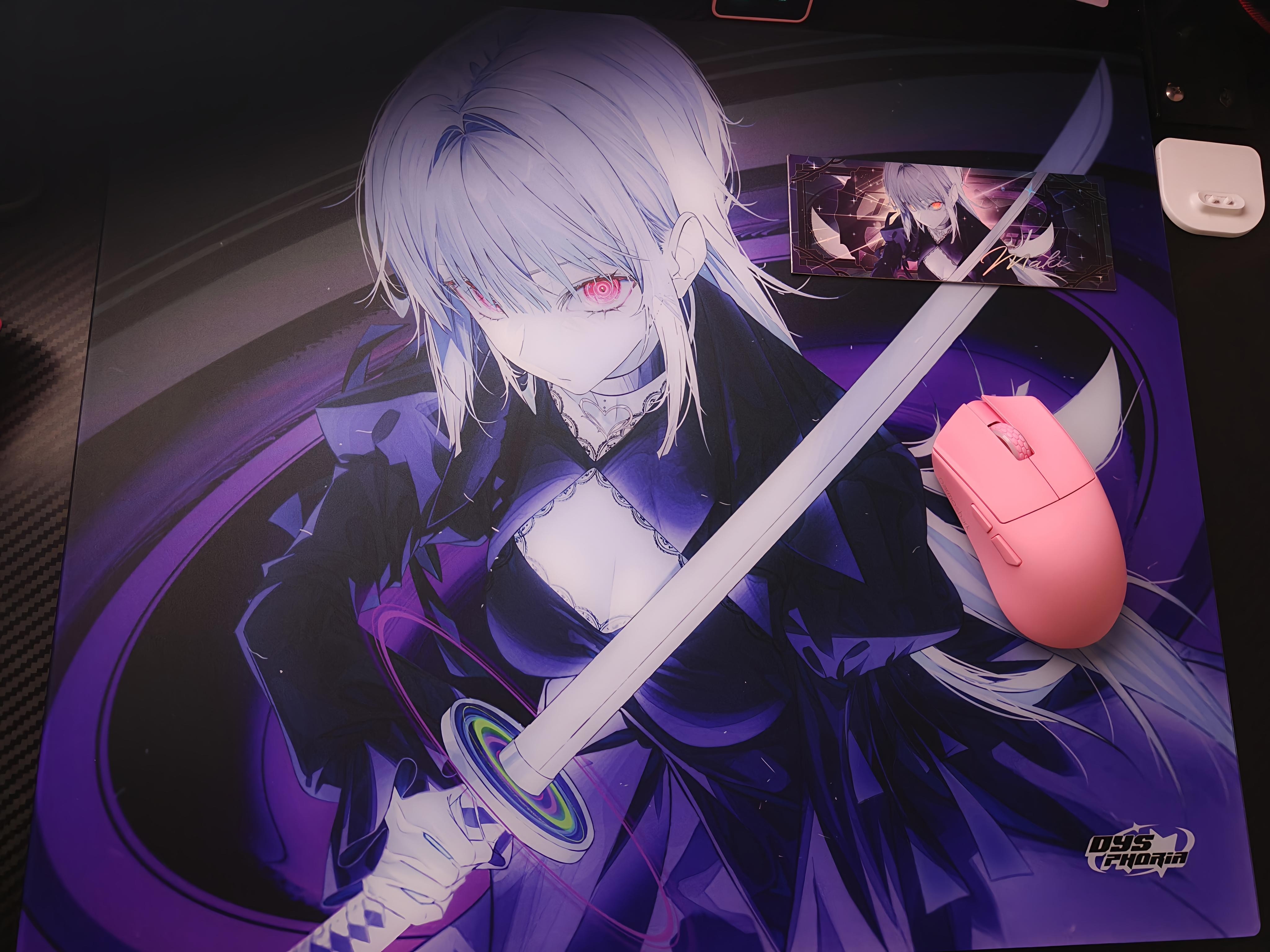 知郁DYSPHORIA MAKI真希2mm润滑涂层玻璃鼠标垫APEX OW洲瓦长TTK-淘宝网