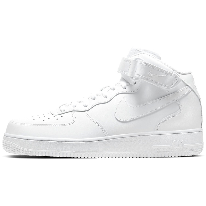 Nike Air Force 1 07 复古风 中帮 板鞋 男款 白色