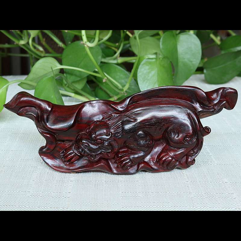 Little leaf sandal carving Kirin Ruijian tattoo playwright hands with a man's gift Golden gavel bauxi auction C2992