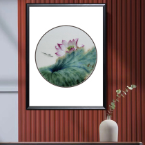 Embroidery ingenuity boutique Lotus Suzhou embroidery pure handicrafts collection for gifts