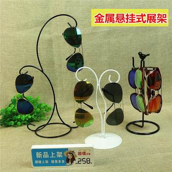 创意金属太阳眼镜展示架悬挂式近视眼镜陈列道具眼镜店装饰摆件潮