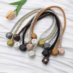 A Pair of Curtain Tie Accessible Luxury High-grade Buckle Magnetic Suction Gauze Curtain Tie Rope Hook Tie Belt Decoration Accessories Tie Decoration