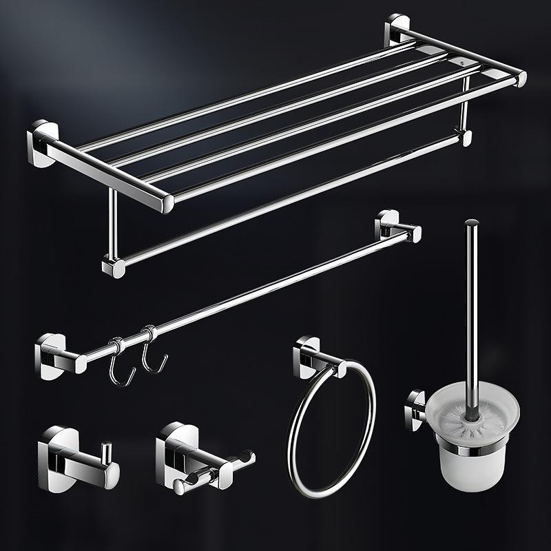 All-Copper Towel Rack Bathroom No-Drill Towel Holder Bathroom Storage Rack Wall-Mounted Towel Rack Storage Towel Bar