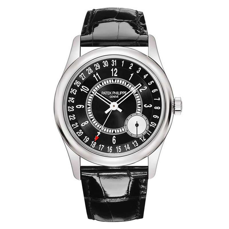 98 новый Patek Philippe мужские часы классическая поверхность серия 18K платина автоматическая машины наручные часы мужской подлинный 6006G-001