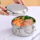 Specialized Steamer Lunch Box, 316 Stainless Steel Lunch Box, 304 Food-Grade Lunch Container, Steaming Lunch Box for Office Workers, Traditional Iron Lunch Box