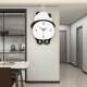 Fashionable Wall Clock for Living Room 2024 New Trendy Nordic Quartz Clock Home Decoration Personalized Dining Room Modern