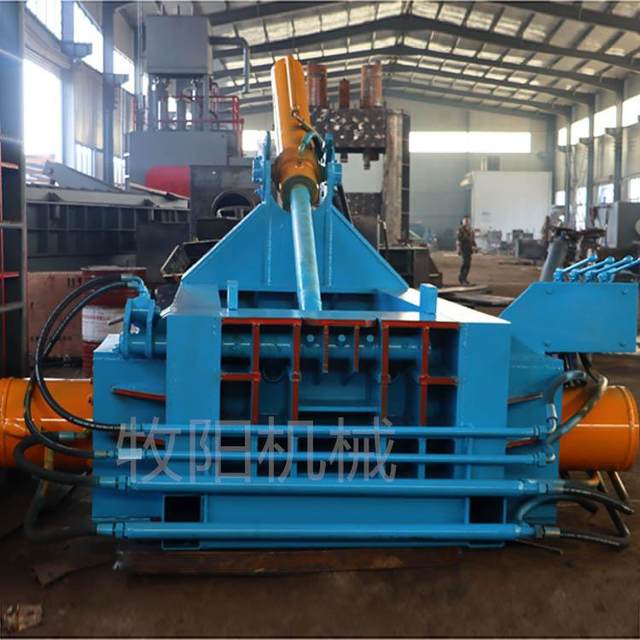 315 tons metal hydraulic briquetting machine mini iron pin hydraulic briquetting machine horizontal air conditioner shell hydraulic briquetting machine