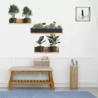 Зеленые растения и цветы в стиле бесплатного коллажа А