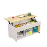 Подвесное журнальное столика Современная минималистская маленькая квартира Складывание выдвижение можно хранить за столом для хранения, многофункциональная, многофункциональная функция может переместить журнальный столик