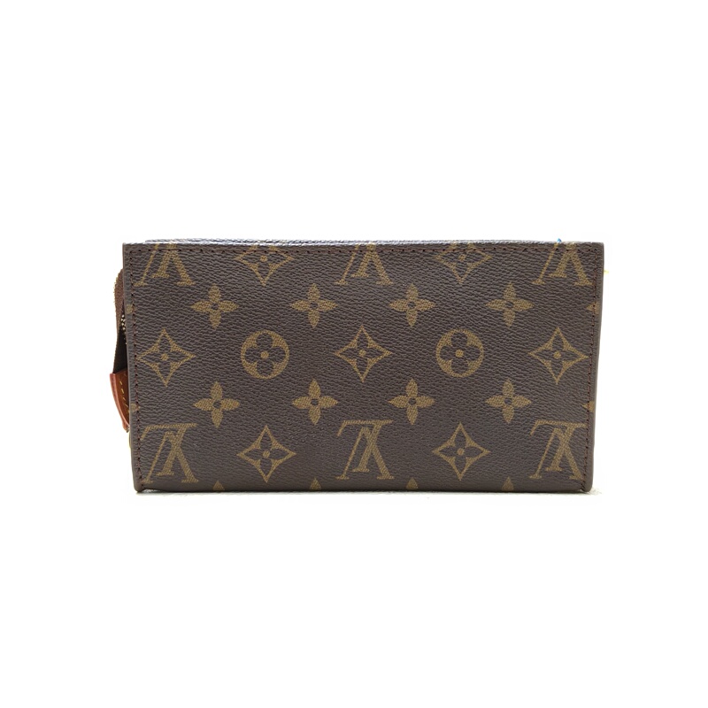 Second-Hand Vegetable-Tanned Leather Lv/Louis Vuitton Long Toiletry Clutch Bag Second-Hand Vegetable-Tanned Leather Lv/Louis Vuitton Long Toiletry Clutch Bag