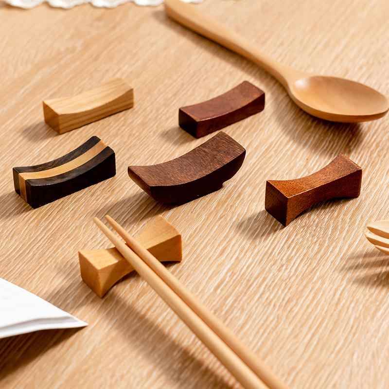 Chopstick Holder Japanese Style Chopstick Rest Home Hotel Restaurant Wooden Chopstick Stand Creative Chopstick Pillow Tableware Chopstick Rack