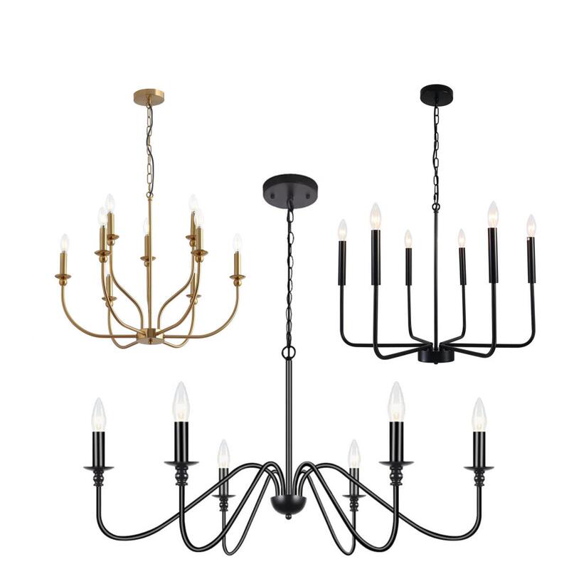 Modern Minimalist Light Luxury American-Style Wrought Iron Chandelier for Living Room, Dining Room, Bedroom, Farmhouse, Balcony, and Hallway Lighting Modern Minimalist Light Luxury American-Style Wrought Iron Chandelier for Living Room, Dining Room, Bedroom, Farmhouse, Balcony, and Hallway Lighting