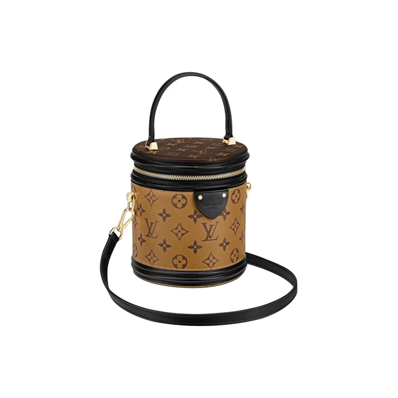Zhong Chuxi's Same Model, Unused Lv/Louis Vuitton Monogrammed Fortune Bucket Cannes Women's Small Shoulder Bag