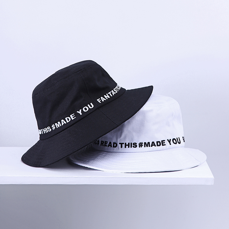 NOME Nomi Home Casual Fashion Letters Embroidered Fisherman Hat 100 Hitch Summer Women Shading Outdoor Sunscreen