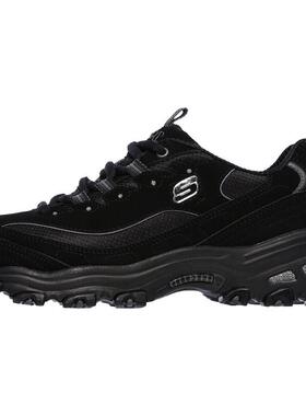 Skechers/斯凯奇D'LITES 1.0 低帮生活休闲鞋女款 黑色11930-BBK