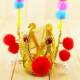 Children's Day Gift: Sun Wukong Purple Gold Crown Headgear, Great Sage Immortal Phoenix Wing Headgear, Monkey King Headgear with Lights