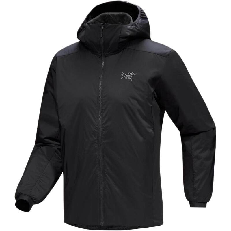 Arcteryx Atom Hoody Men's Wear-Resistant Waterproof Windproof Warm Hooded Jacket Black Arcteryx Atom Hoody Men's Wear-Resistant Waterproof Windproof Warm Hooded Jacket Black