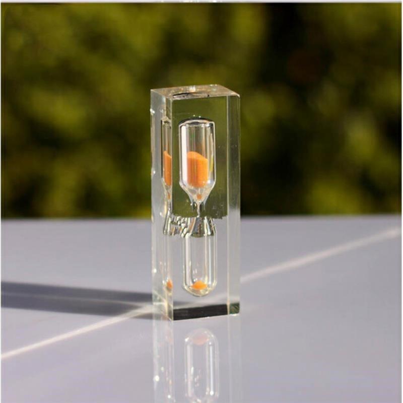 Acrylic Crystal Glue Toothbrushing Game Creative Desktop Ornament 1 Minute 2 Minutes 3 Minutes 5 Minutes Three-Minute Hourglass Timer