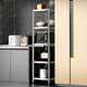 Stainless steel kitchen storage rack floor storage rack 30cm wide 35/40/45/50 microwave oven storage pot rack