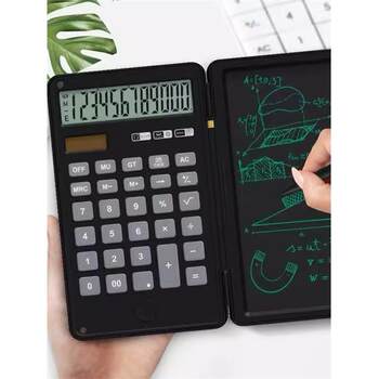2025 New Model Calculator for Office and Business Use, Rechargeable, Mini Portable, Accounting, Finance, Exam, Study, Smart Calculator with Handwriting Pad Function, Business, Primary and Secondary School Students, Draft Calculation, Small Size