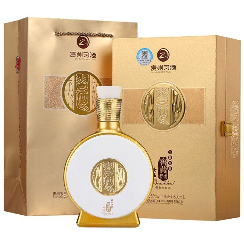 贵州习酒窖藏1988金镶玉53度酱香型白酒500ml*6瓶整箱装评价- 淘宝网