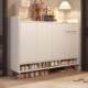 Pull-Out Shoe Cabinet for Home Entrance, Indoor New Model 2025, Popular Storage Cabinet, Integrated Solid Wood